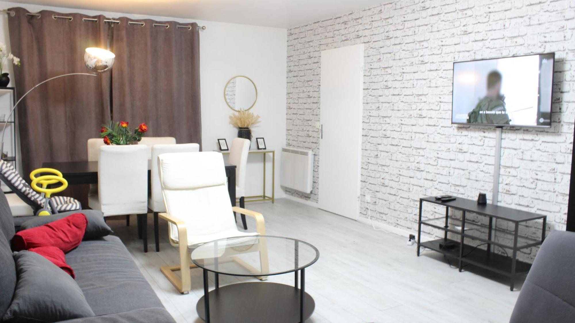 Appartement - Proche Rer - 2 Chambres & 4 Lits Double - Paris Orly Courcouronnes Dış mekan fotoğraf