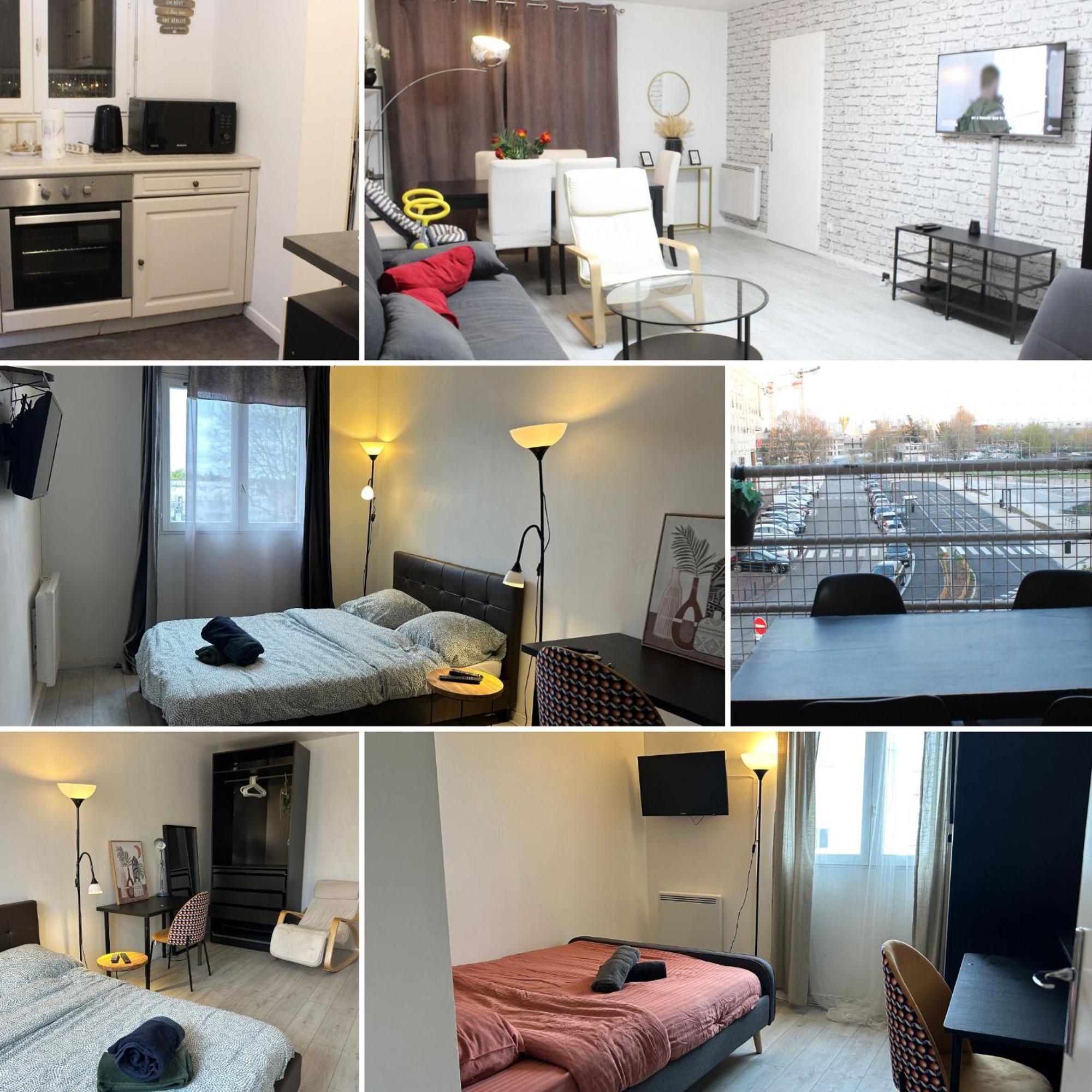 Appartement - Proche Rer - 2 Chambres & 4 Lits Double - Paris Orly Courcouronnes Dış mekan fotoğraf