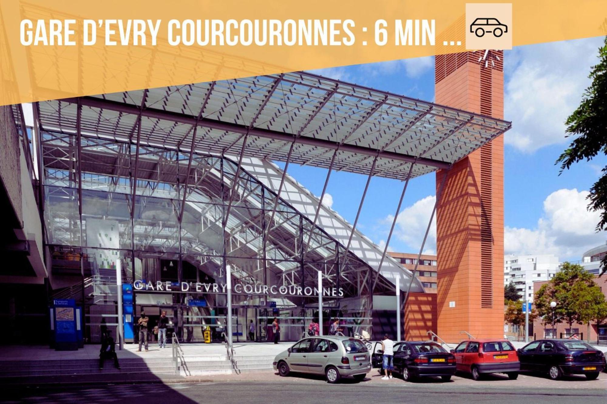 Appartement - Proche Rer - 2 Chambres & 4 Lits Double - Paris Orly Courcouronnes Dış mekan fotoğraf